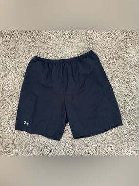 Under Armour Black Athletic Fitted Men's HeatGear Training Shorts - Size XL